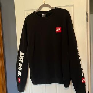 Black Nike crew neck